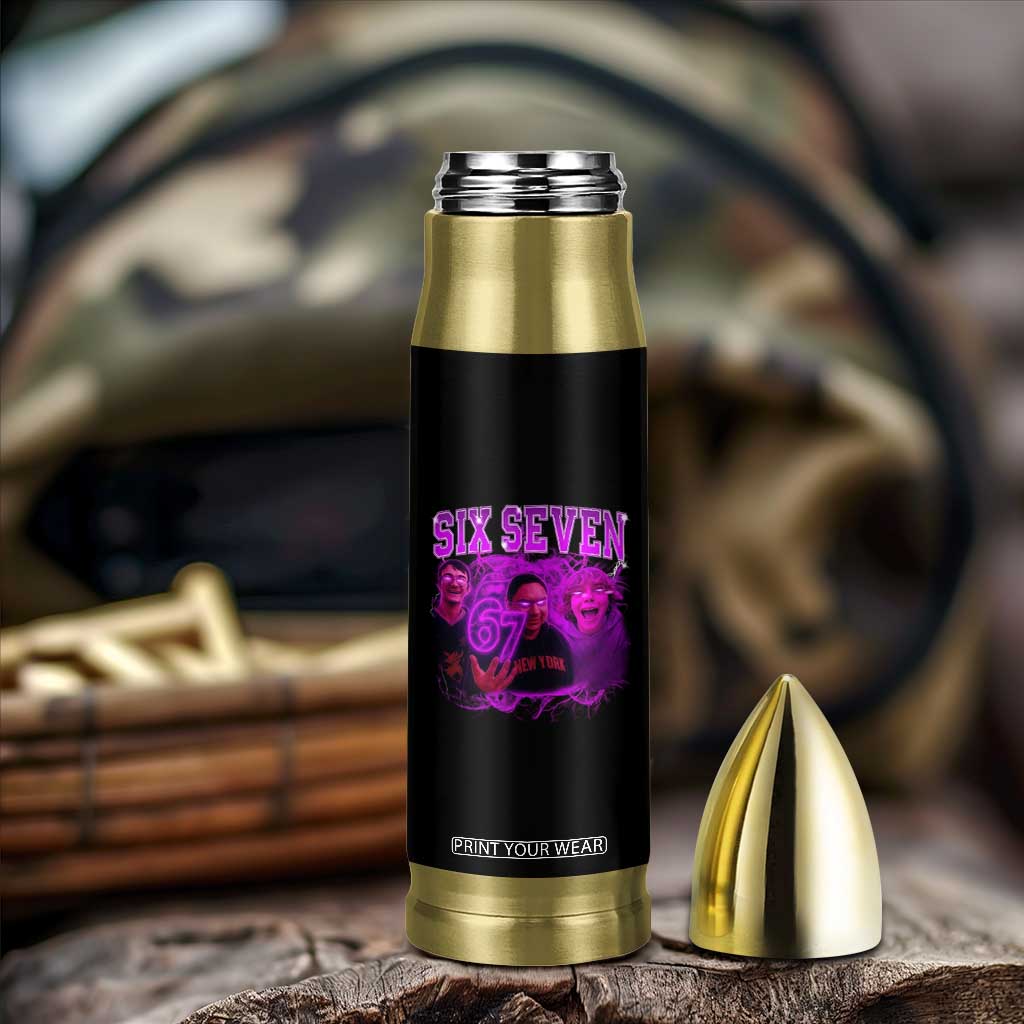 Funny Six Seven 6 7 Meme Bullet Tumbler The Mason 67 Kid Bootleg Gen Alpha Slang TS10 Print Your Wear