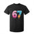 67 Ice Cream Drip Meme T Shirt For Kid Funny Six Seven Gen Alpha Slang TS10 Black Print Your Wear