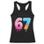 67 Ice Cream Drip Meme Racerback Tank Top Funny Six Seven Gen Alpha Slang TS10 Black Print Your Wear
