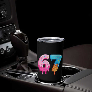 67 Ice Cream Drip Meme Tumbler Cup Funny Six Seven Gen Alpha Slang TS10 Print Your Wear