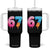 67 Ice Cream Drip Meme Tumbler With Handle Funny Six Seven Gen Alpha Slang - Print Your Wear