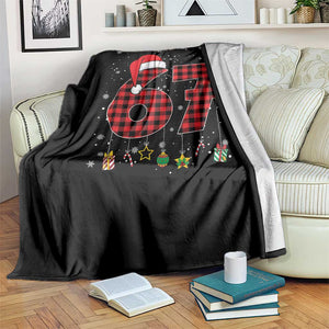 67 Christmas Throw Blanket Funny Six Seven 6 7 Meme Gen Alpha Slang TS10 Print Your Wear