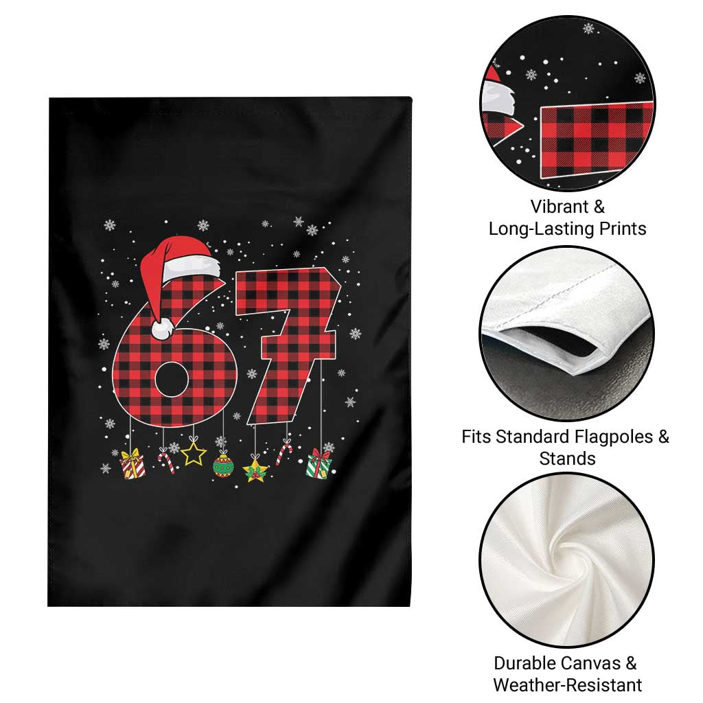 67 Christmas Garden Flag Funny Six Seven 6 7 Meme Gen Alpha Slang TS10 Print Your Wear