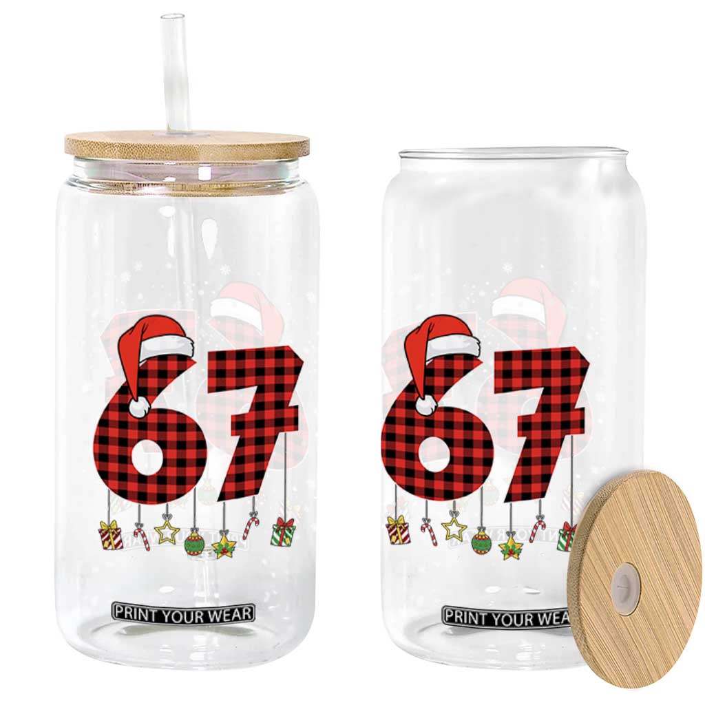 67 Christmas Glass Can Funny Six Seven 6 7 Meme Gen Alpha Slang TS10 Print Your Wear