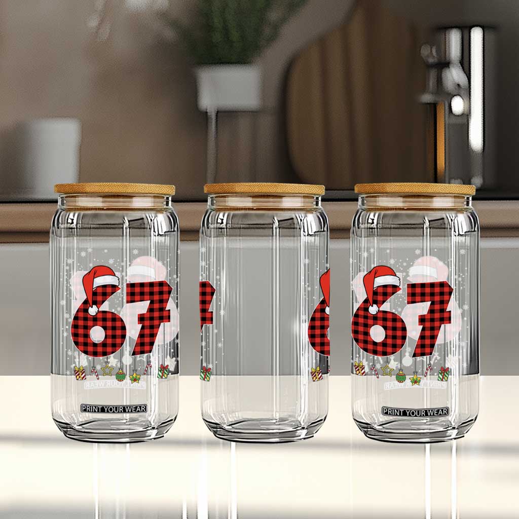 67 Christmas Glass Can Funny Six Seven 6 7 Meme Gen Alpha Slang TS10 Print Your Wear