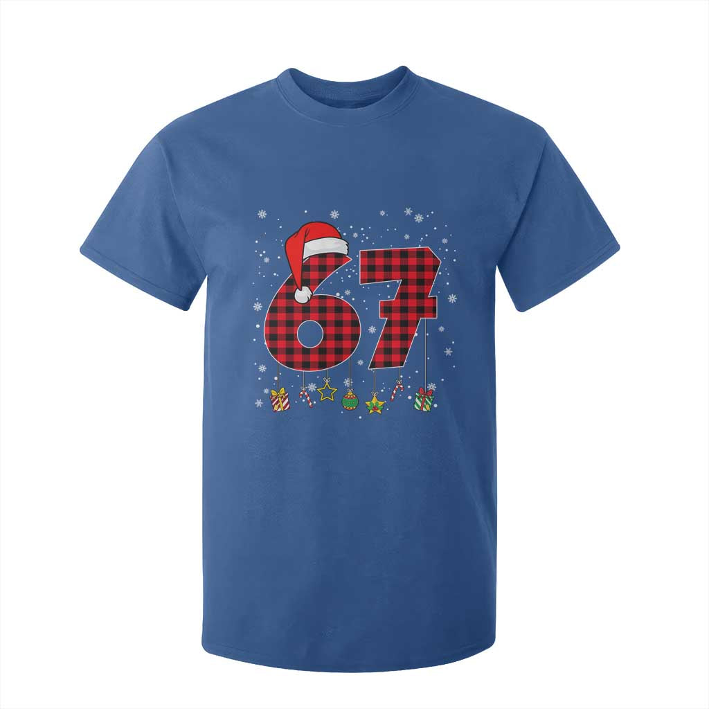 67 Christmas T Shirt For Kid Funny Six Seven 6 7 Meme Gen Alpha Slang TS10 Royal Blue Print Your Wear