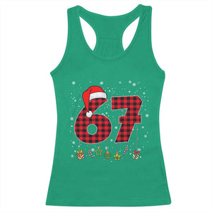 67 Christmas Racerback Tank Top Funny Six Seven 6 7 Meme Gen Alpha Slang TS10 Irish Green Print Your Wear