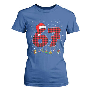 67 Christmas T Shirt For Women Funny Six Seven 6 7 Meme Gen Alpha Slang TS10 Royal Blue Print Your Wear