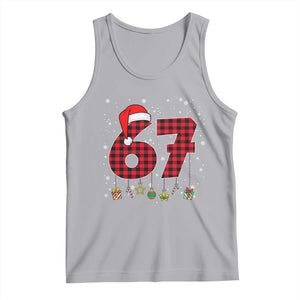 67 Christmas Tank Top Funny Six Seven 6 7 Meme Gen Alpha Slang TS10 Athletic Heather Print Your Wear
