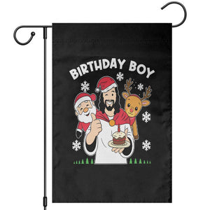 Birthday Boy Jesus Christmas Garden Flag Christian Xmas TS10 Black Print Your Wear