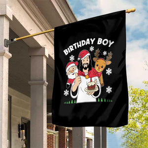 Birthday Boy Jesus Christmas Garden Flag Christian Xmas TS10 Print Your Wear