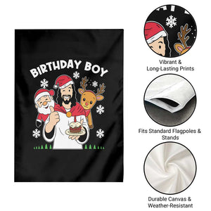 Birthday Boy Jesus Christmas Garden Flag Christian Xmas TS10 Print Your Wear