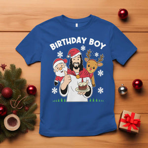 Birthday Boy Jesus Christmas T Shirt Christian Xmas TS10 Royal Blue Print Your Wear