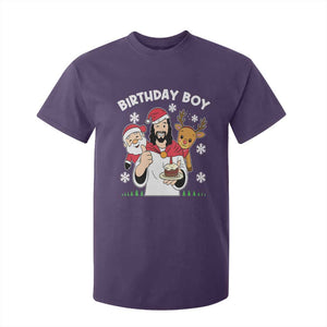 Birthday Boy Jesus Christmas T Shirt For Kid Christian Xmas TS10 Purple Print Your Wear