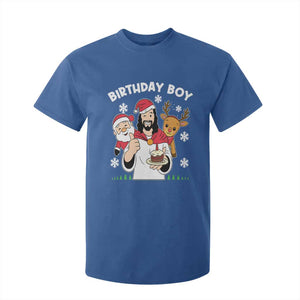 Birthday Boy Jesus Christmas T Shirt For Kid Christian Xmas TS10 Royal Blue Print Your Wear