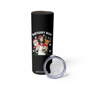 Birthday Boy Jesus Christmas Skinny Tumbler Christian Xmas TS10 Print Your Wear