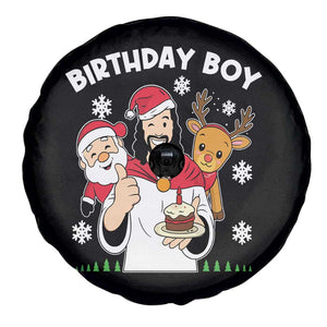 Birthday Boy Jesus Christmas Spare Tire Cover Christian Xmas TS10 Print Your Wear