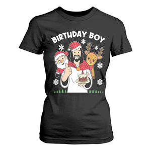 Birthday Boy Jesus Christmas T Shirt For Women Christian Xmas TS10 Black Print Your Wear
