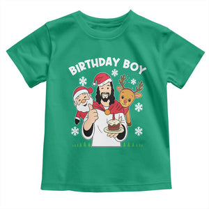 Birthday Boy Jesus Christmas Toddler T Shirt Christian Xmas TS10 Irish Green Print Your Wear