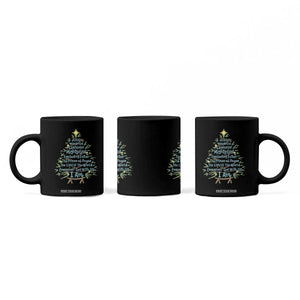 Jesus Names Christmas Tree Coffee Mug Christian Bible Verse Xmas TS10 Print Your Wear