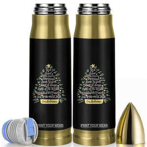 Christmas Christian Bullet Tumbler Jesus Names Tree Religious Faith TS10 Black Print Your Wear