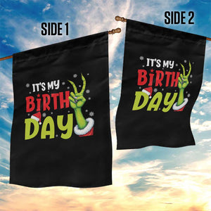 It's My Birthday Christmas Garden Flag Funny Bday Xmas TS10 Print Your Wear