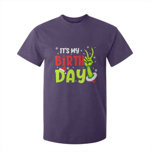 It's My Birthday Christmas T Shirt For Kid Funny Bday Xmas TS10 Purple Print Your Wear