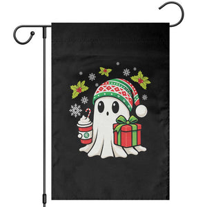 Ghost Santa Christmas Garden Flag Holiday Xmas Halloween TS10 Black Print Your Wear