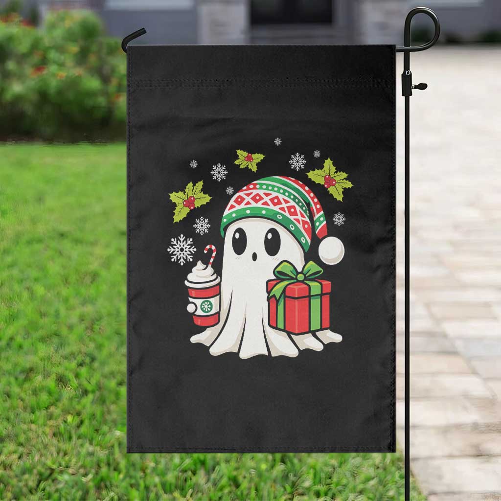 Ghost Santa Christmas Garden Flag Holiday Xmas Halloween TS10 Print Your Wear
