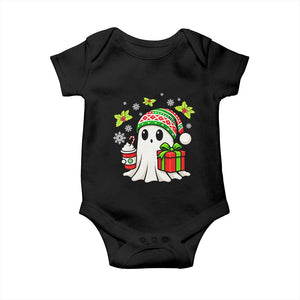 Ghost Santa Christmas Baby Onesie Holiday Xmas Halloween TS10 Black Print Your Wear