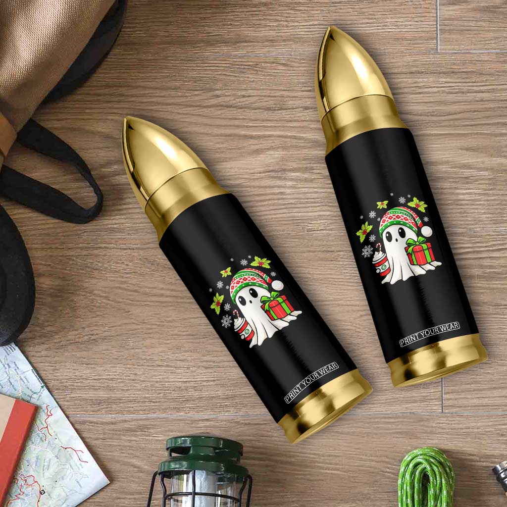 Ghost Santa Christmas Bullet Tumbler Holiday Xmas Halloween TS10 Print Your Wear
