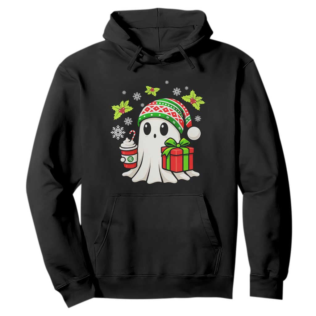 Ghost Santa Christmas Hoodie Holiday Xmas Halloween TS10 Black Print Your Wear