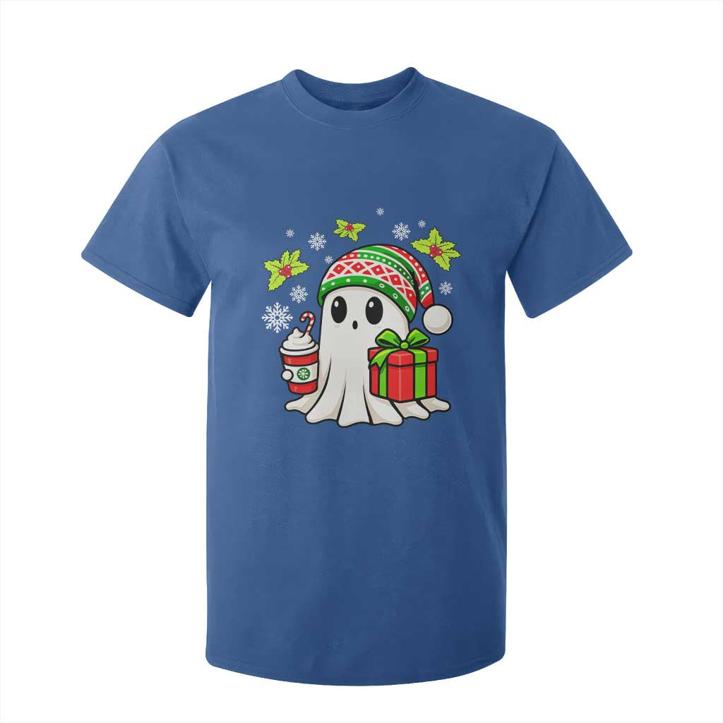 Ghost Santa Christmas T Shirt For Kid Holiday Xmas Halloween TS10 Royal Blue Print Your Wear