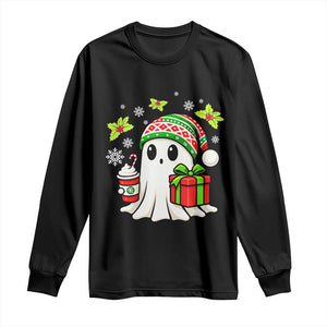 Ghost Santa Christmas Long Sleeve Shirt Holiday Xmas Halloween TS10 Black Print Your Wear