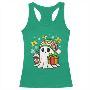Ghost Santa Christmas Racerback Tank Top Holiday Xmas Halloween TS10 Irish Green Print Your Wear