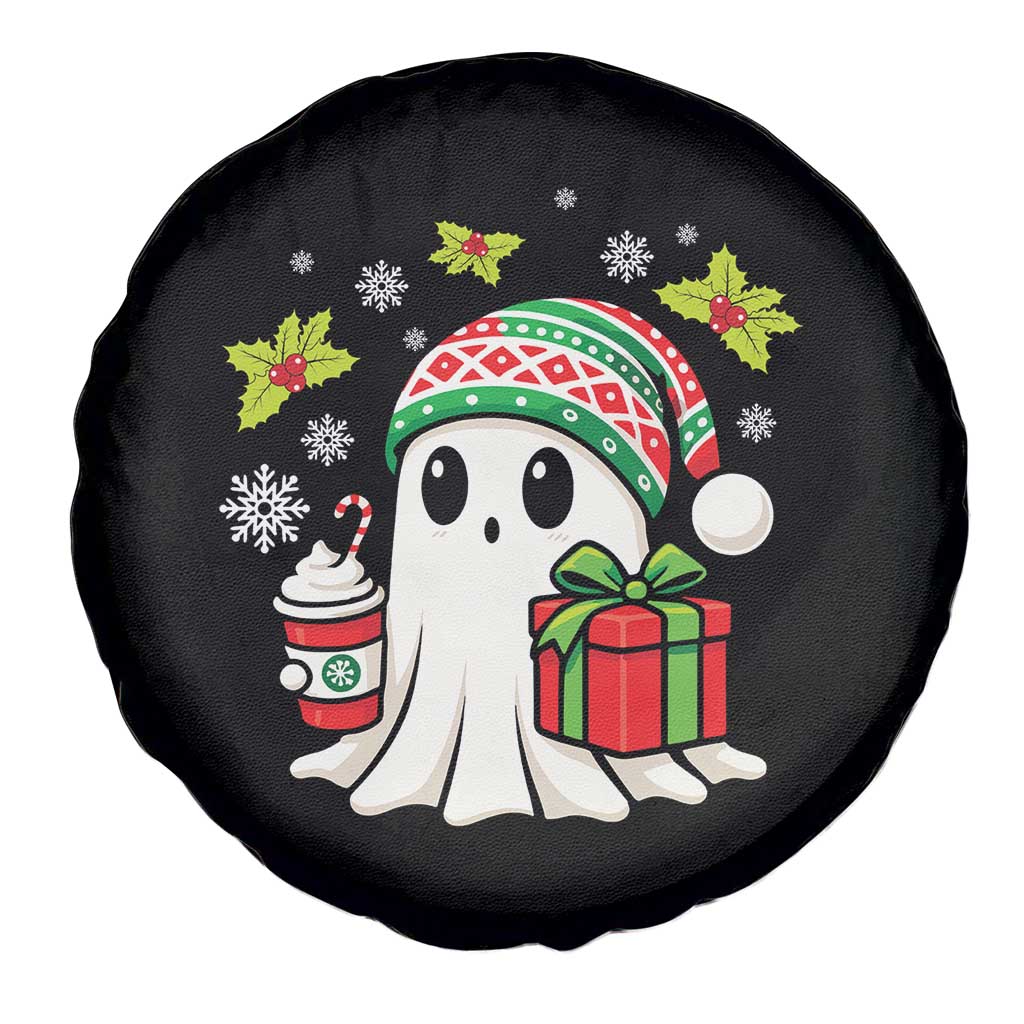 Ghost Santa Christmas Spare Tire Cover Holiday Xmas Halloween TS10 Print Your Wear