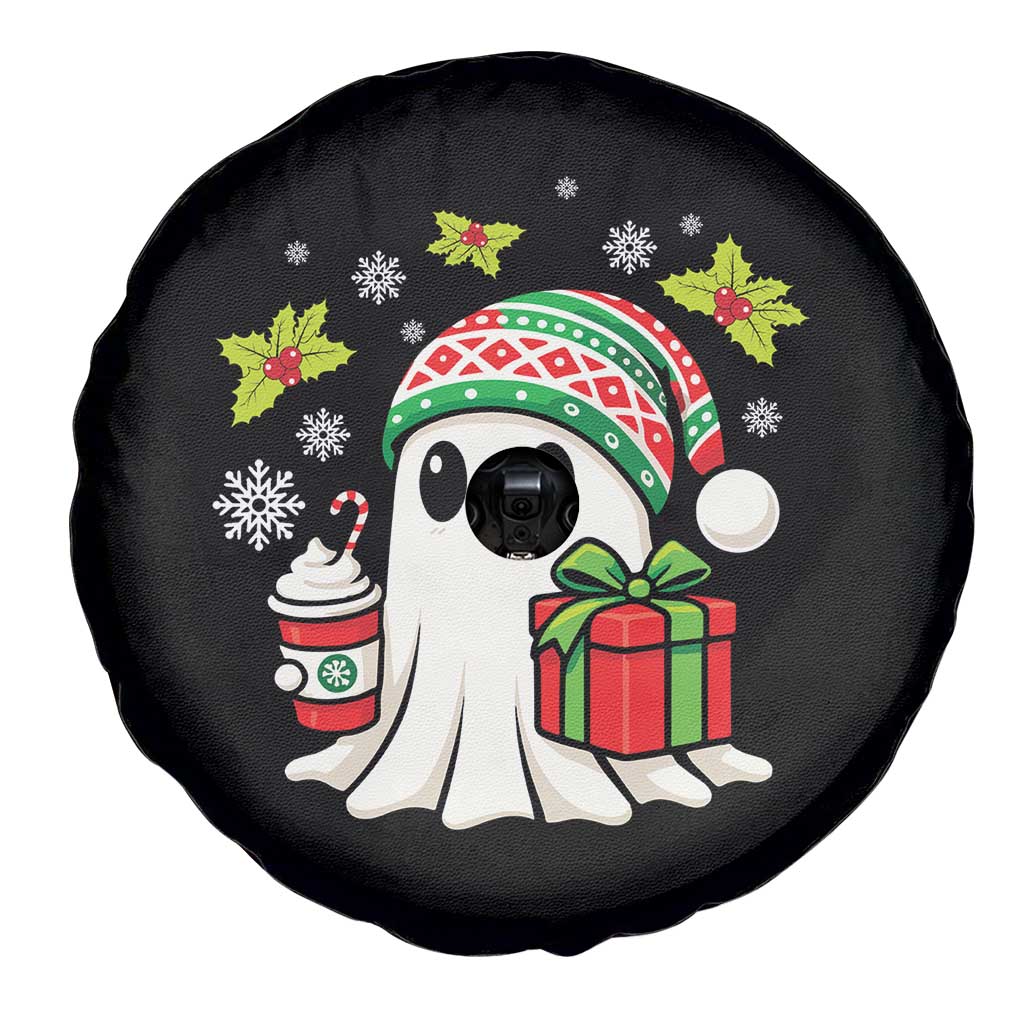 Ghost Santa Christmas Spare Tire Cover Holiday Xmas Halloween TS10 Print Your Wear