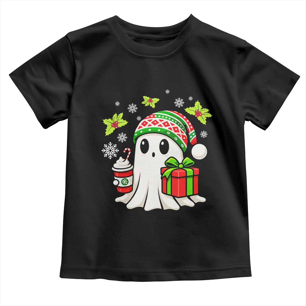 Ghost Santa Christmas Toddler T Shirt Holiday Xmas Halloween TS10 Black Print Your Wear