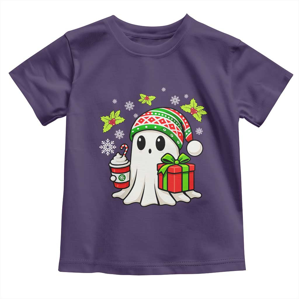 Ghost Santa Christmas Toddler T Shirt Holiday Xmas Halloween TS10 Purple Print Your Wear