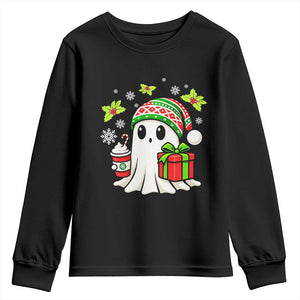 Ghost Santa Christmas Youth Sweatshirt Holiday Xmas Halloween TS10 Black Print Your Wear