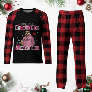 Not A Regular Mom I'm A Sandler Mom Plaid Pajama Set Retro Movie Actor Adam Fan TS10 Buffalo Plaid Print Your Wear