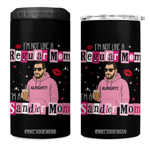 Not A Regular Mom I'm A Sandler Mom 4 in 1 Can Cooler Tumbler Retro Movie Actor Adam Fan TS10 One Size: 16 oz Black Print Your Wear