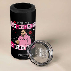 Not A Regular Mom I'm A Sandler Mom 4 in 1 Can Cooler Tumbler Retro Movie Actor Adam Fan TS10 Print Your Wear