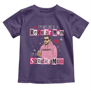 Not A Regular Mom I'm A Sandler Mom Toddler T Shirt Retro Movie Actor Adam Fan TS10 Purple Print Your Wear