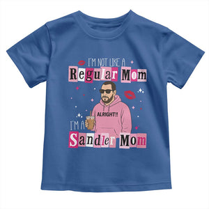 Not A Regular Mom I'm A Sandler Mom Toddler T Shirt Retro Movie Actor Adam Fan TS10 Royal Blue Print Your Wear