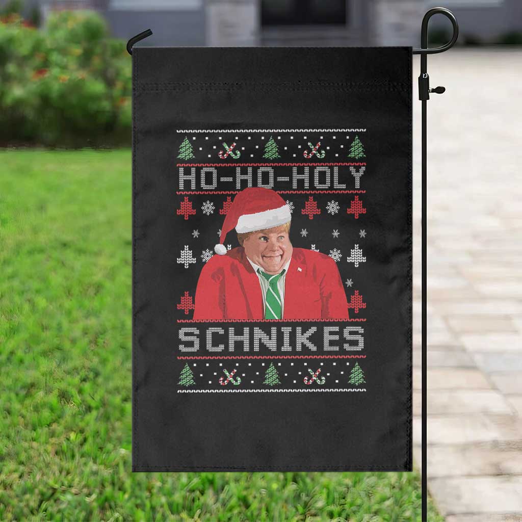 Funny Ugly Christmas Garden Flag Chris Holy Schnikes Farley TS10 Print Your Wear