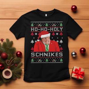 Funny Ugly Christmas T Shirt Chris Holy Schnikes Farley TS10 Black Print Your Wear
