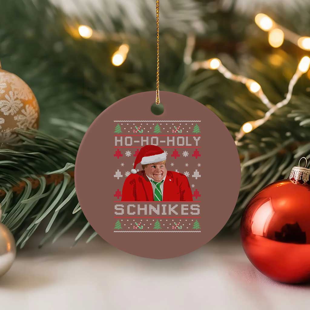 Funny Ugly Christmas Ceramic Ornament Chris Holy Schnikes Farley TS10 1pc Mocha Print Your Wear