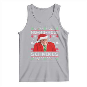 Funny Ugly Christmas Tank Top Chris Holy Schnikes Farley TS10 Athletic Heather Print Your Wear