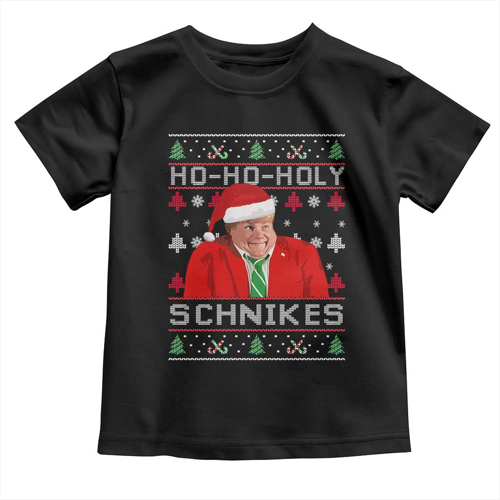 Funny Ugly Christmas Toddler T Shirt Chris Holy Schnikes Farley TS10 Black Print Your Wear